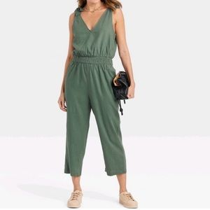 A New Day sleeveless tie shoulder jumpsuit